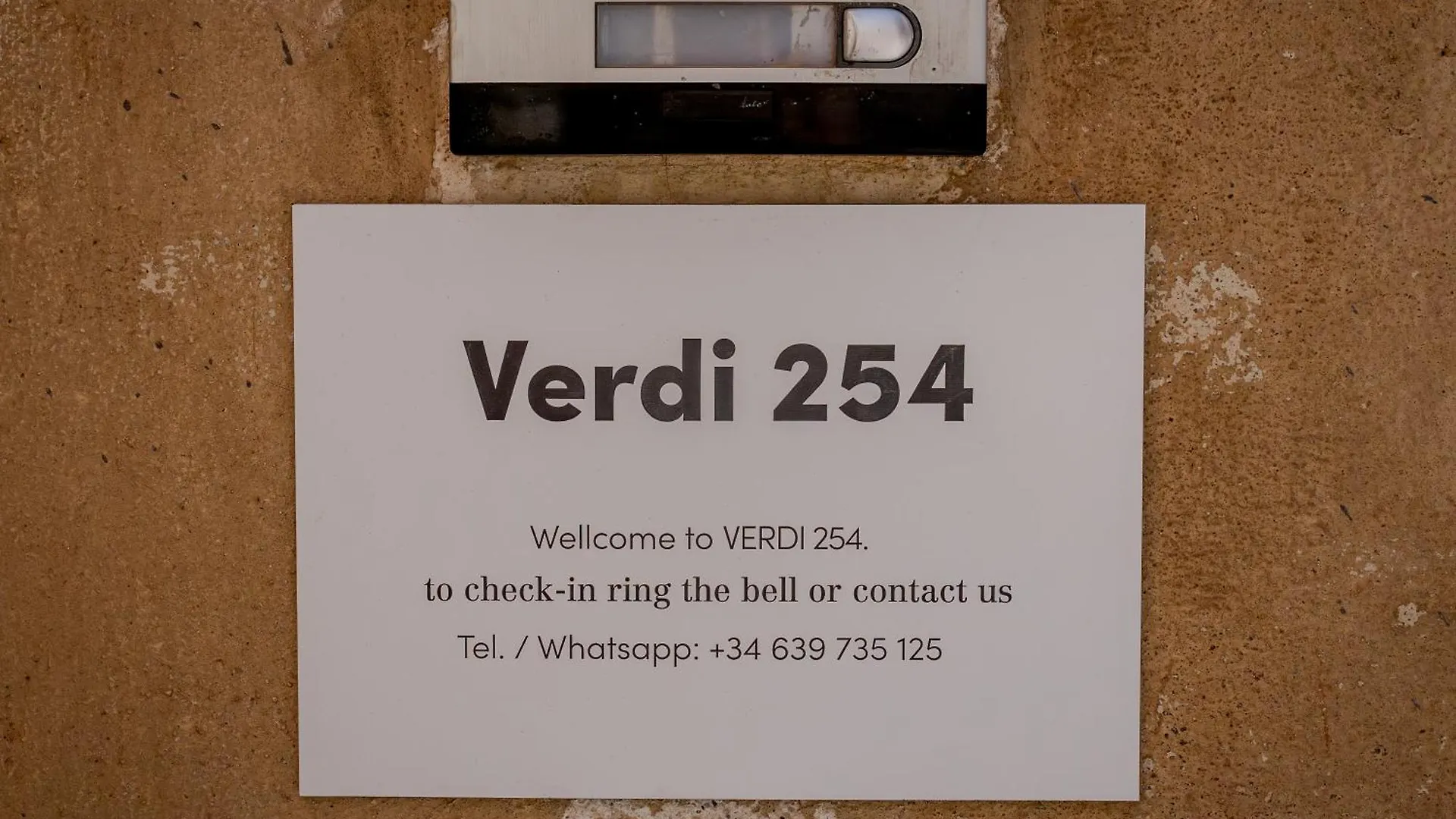 Bed & Breakfast Verdi 254 Barcelona